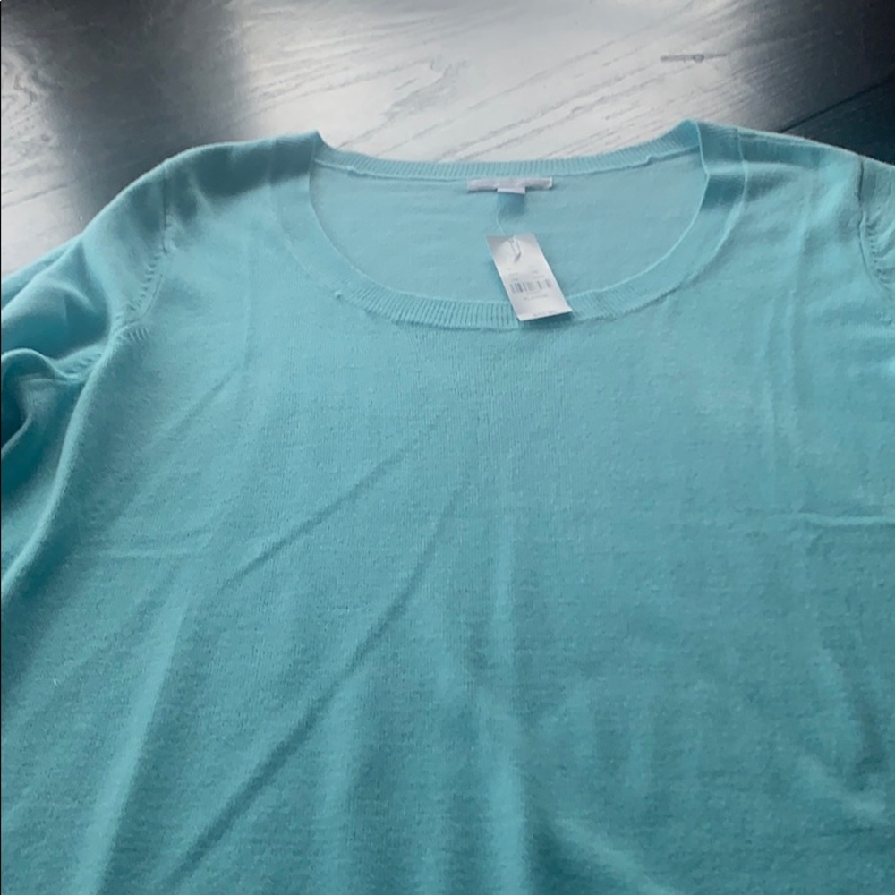 Aqua sweater! Never been wore.